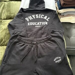 Gymshark Charcoal Hoodie and Joggers Set